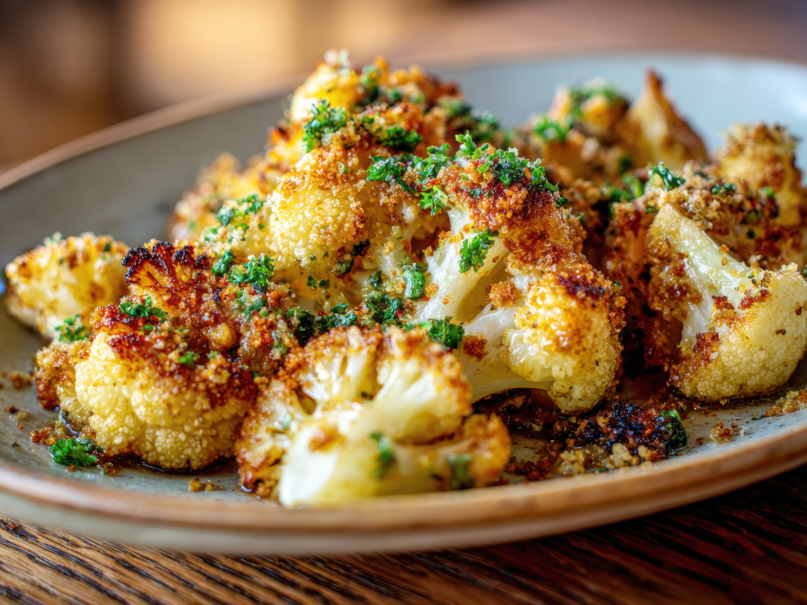 Garam Masala Roasted Cauliflower